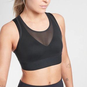 NWT Athleta Black Eclipse Reversible Mesh Bra